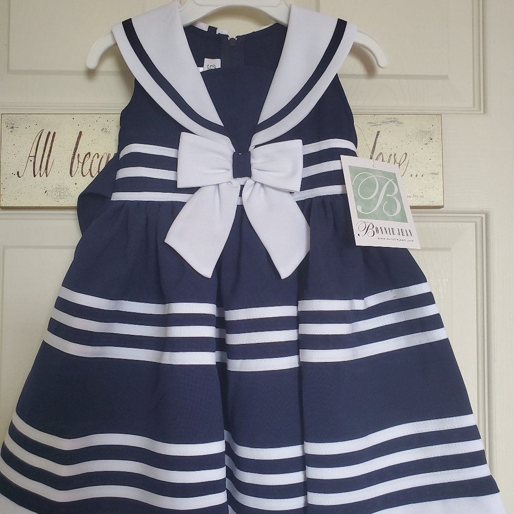 Bonnie Jean nautical dress